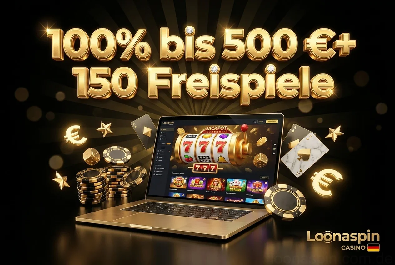 100% bis 500 €+ 150 Freispiele