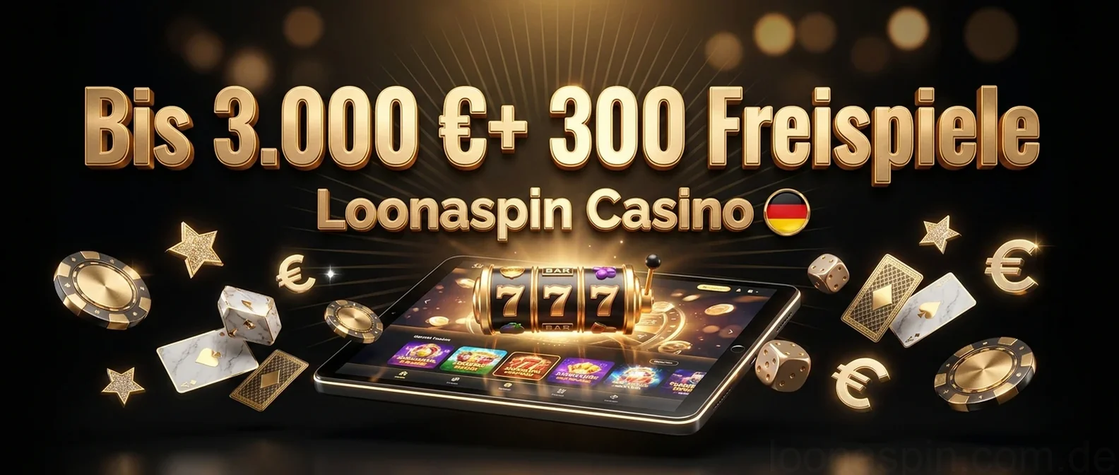 Bis 3.000 €+ 300 Freispiele